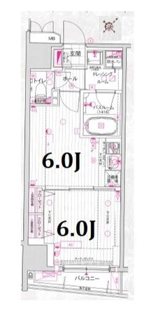 エステムプラザ市谷外濠公園の物件間取画像